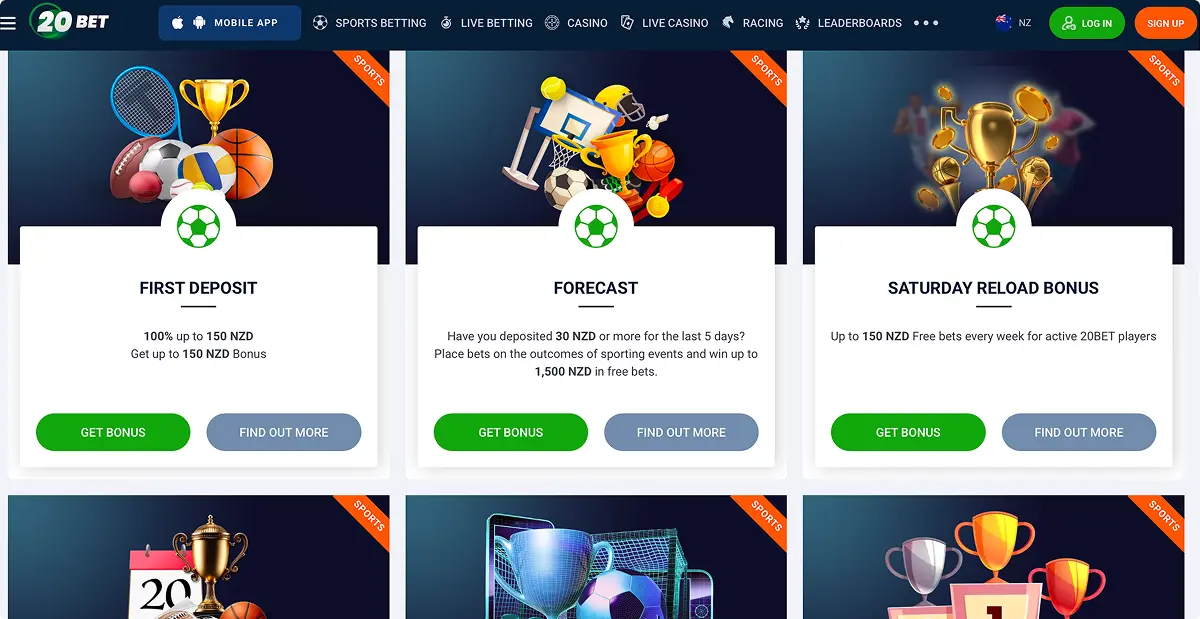 20Bet Entertainment platform